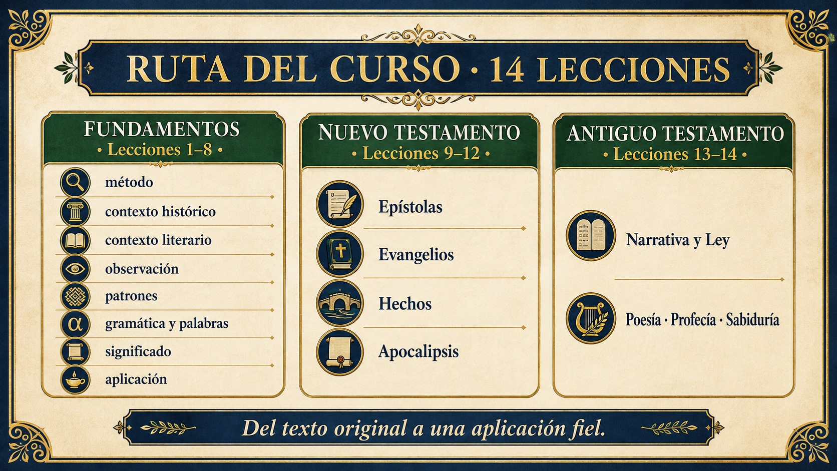 Ruta de las 14 lecciones